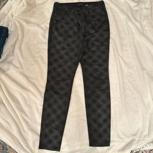 Black/Grey Patterned Tall jeans